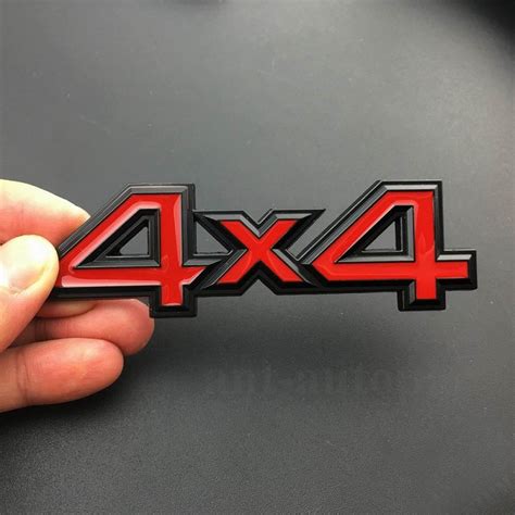 X Metal Logo Car Rear Trunk Decals Sticker Red Auto Transforms Store