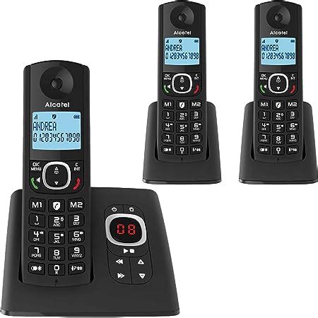 Alcatel F Voice Trio Tel Fono Inal Mbrico Con Contestador Y