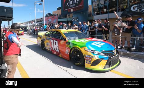 Homestead United States Th Nov Kyle Busch Enters The Track