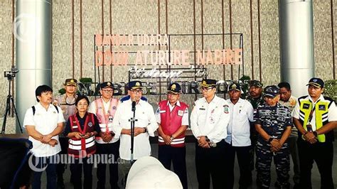 Hari Ini Bandara Douw Aturure Nabire Diresmikan Menhub Budi Karya