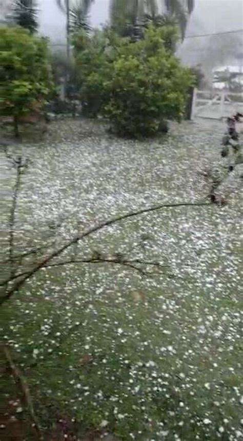 V Deo Juiz De Fora Registra Chuva De Granizo Nesta Ter A Feira Zona