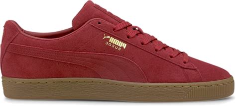 Men S PUMA Suede Gum S Intense Red Gum Intense Red Gum 381174 05 Rood