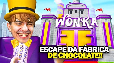 Escape da fábrica de chocolate do MrBeast CHOCOLATE FACTORY ROBLOX