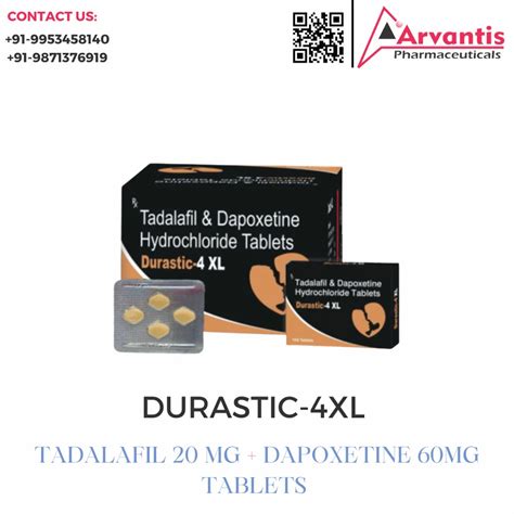 Tadalafil Dapoxetine Tablet At Rs Stripe Erectile Dysfunction