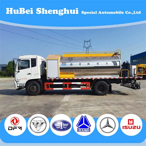 Dongfeng 4X2 Type 12m3 Road Construction Machinery 10m3 Bitumen Asphalt