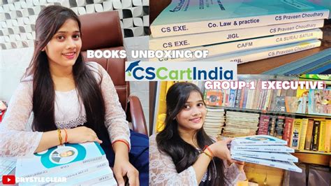 Cs Cart India Book Unboxing Cs Executive Cscartindia Csaspirant