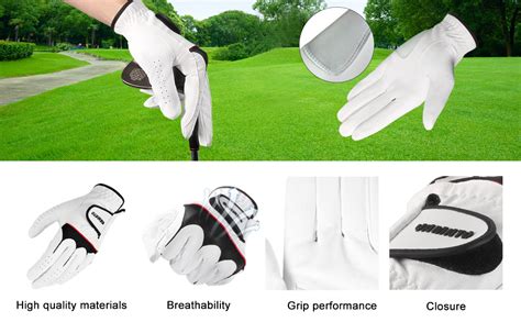 Yamato Golf Gloves Men 3 Pack For Golfer Worn On Left