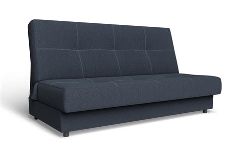 Kanapa Platan Sofa AGA 188 X 85 Cm Tkanina Odcienie Niebieskiego