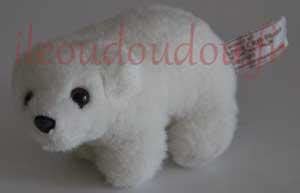 Mini Peluche Ours Blanc Anna Club Plush