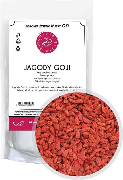 Winoszarnia Jagody Goji Owoce Suszone 250g Ceny I Opinie Ceneo Pl