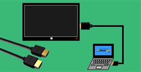 Cara Menyambungkan Laptop Ke Tv Lcd Menggunakan Hdmi