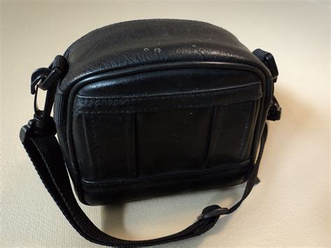 Sony Mavica Digital Camera Case Black Genuine/OEM Leather Nylon