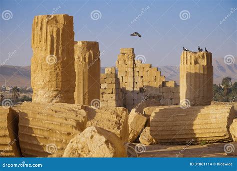 Temple of Bel - Palmyra stock photo. Image of archaeological - 31861114