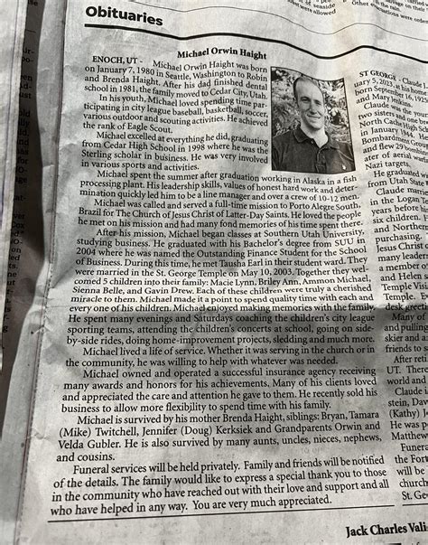 The touching alton obituary detail that has the whole town talking 2
