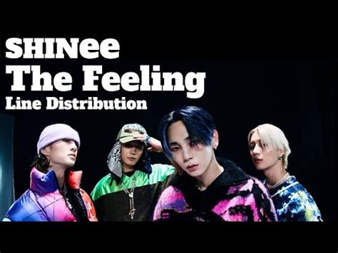 Shinee The Feeling Line Distribution Youtube