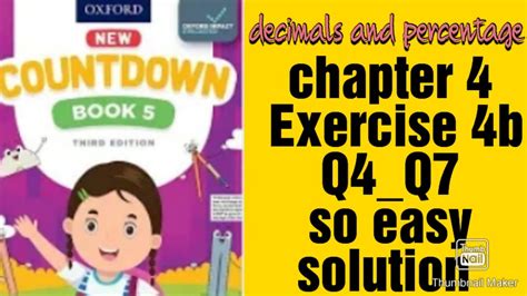 Oxford New Countdown Book 5 Third Edition Chapter 4 Exercise 4b