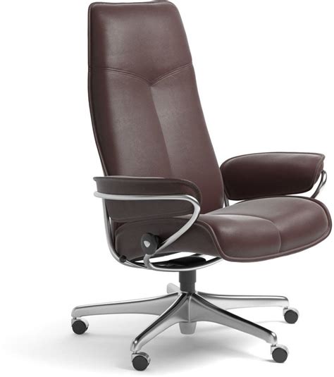 Норвежское офисное кресло реклайнер Stressless City Office High купить ...