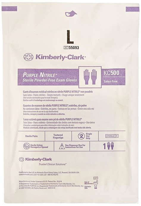 Amazon Kimberly Clark Safety Purple Nitrile Exam Glove