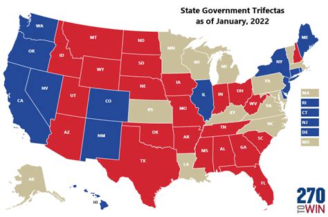 State Government Trifectas 270towin