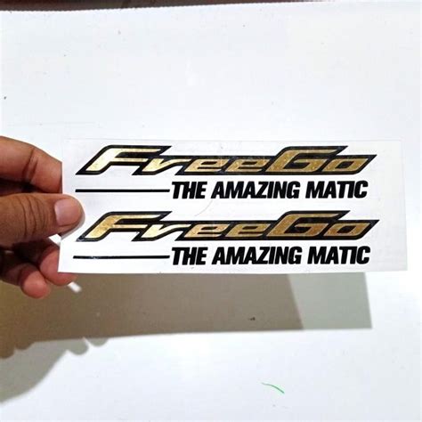 Jual New Stiker Yamaha Freego Gold Edition Cutting Sticker Yamaha