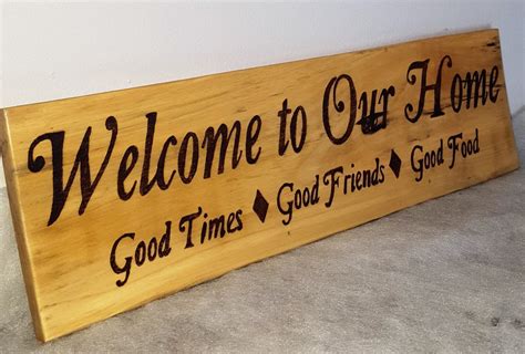 Rustic Welcome sign-Rustic-Front door sign-Welcome sign for the front ...