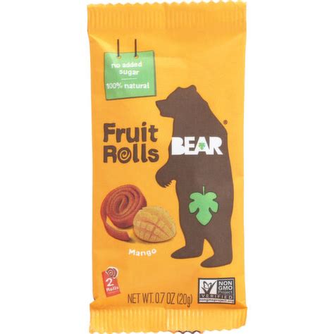 Bear Fruit Rolls Mango Super 1 Foods