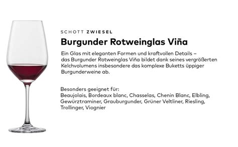 SCHOTT ZWIESEL Burgunder Rotweinglas Viña 6er Set zeitlose