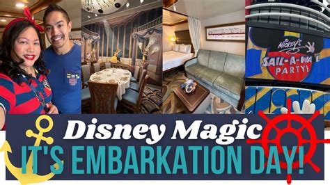 Disney Magic Concierge Embarkation Day Disney Cruise Vlog Sail A