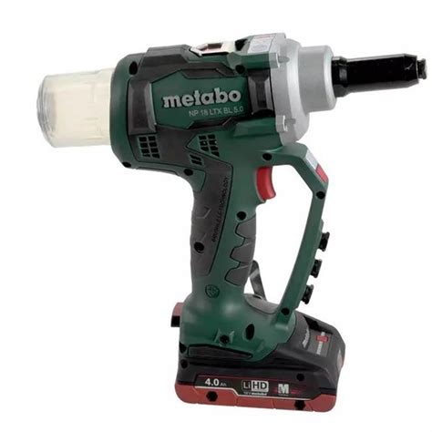 Metabo Np Ltx Bl Cordless Blind Rivit Gun Machine Only Top