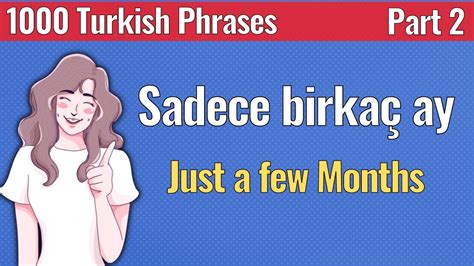 1000 Turkish Phrases Part 2 Learn Turkish Easily Language Animated Youtube