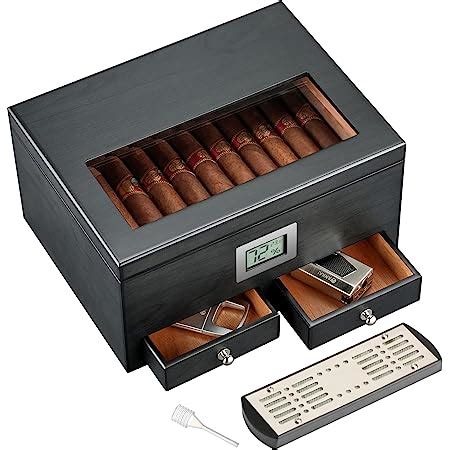 Amazon Bald Eagle Cigar Humidor With Humidifier Hygrometer And