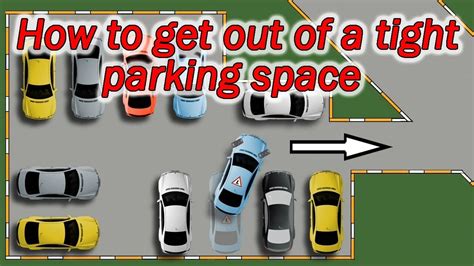 How To Get Out Of A Tight Parking Space And Not To Hit Other Cars Youtube