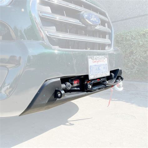 Aluminess Hidden Bumper Winch Mount For 2020 Ford Transit Vans