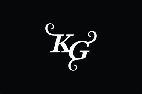 Monogram Kg Logo V2 Graphic By Greenlines Studios · Creative Fabrica