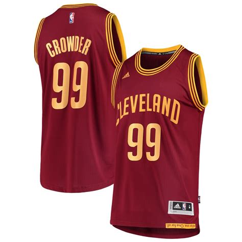 Jae Crowder Cleveland Cavaliers Adidas Swingman Jersey Wine