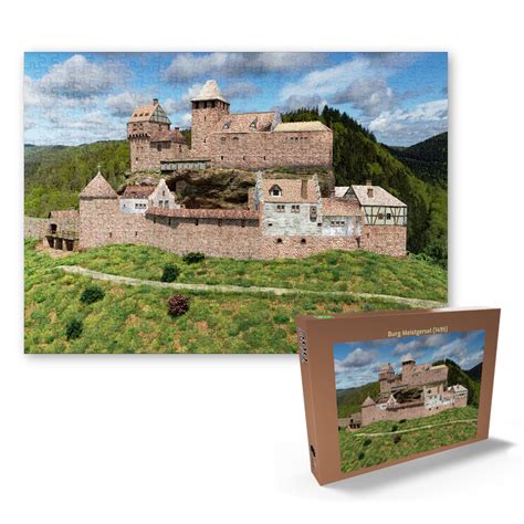 Ravensburger Puzzle Teile Mit Einer Rekonstruktion Der Burg