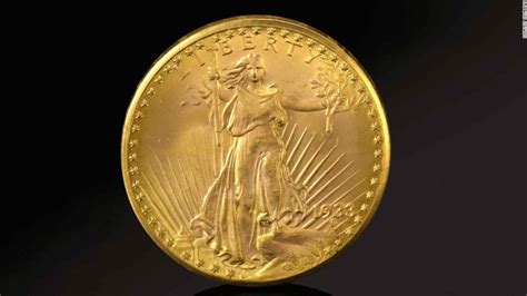 'Double Eagle' 1933 gold coin sells for a record $18.9M in New York ...