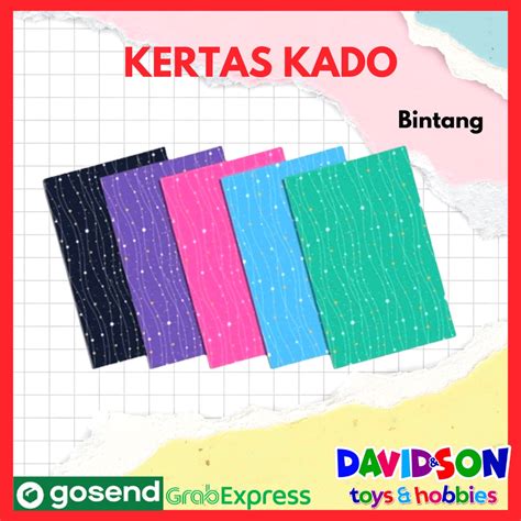 Jual KERTAS KADO MOTIF 65x50cm KHUSUS UNTUK PEMBELIAN UNIT DITOKO KAMI