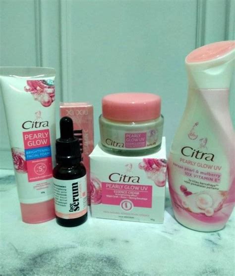 Paket Citra Hazeline In Pearly White Uv Essence Cream Isi G Facial