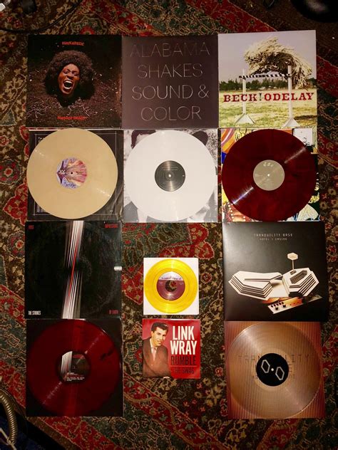 My Colored Vinyl Collection So Far R Vinyl