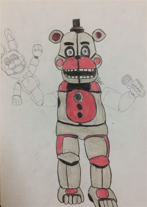 Como Dibujar A Funtime Freddy How To Draw Funtime Freddy Five Reverasite