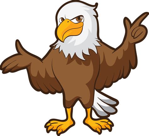 Cute Animal Eagle Cartoon 32187648 Png