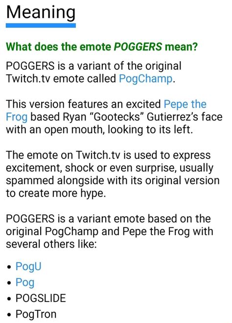 What Does Poggers Mean Poggers Meaning Origin 3 Examples Of Using