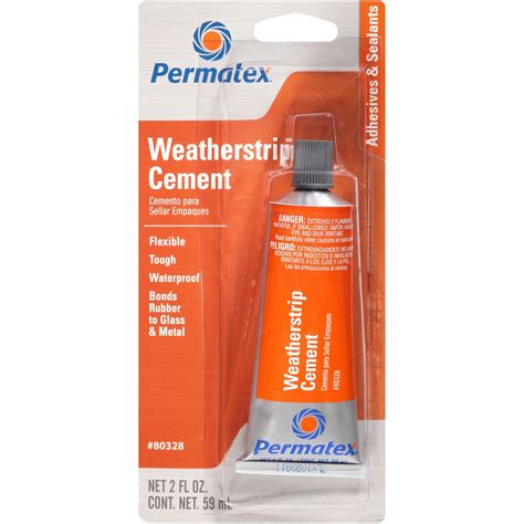 Permatex® Weatherstrip Cement 59ml Itw Brands