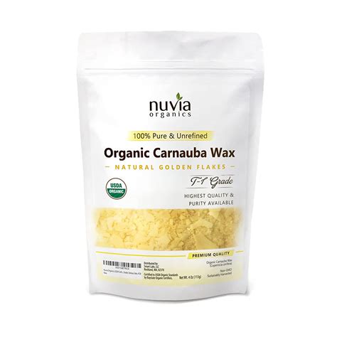 Nuvia Organics Carnauba Wax Usda Certified Non Gmo