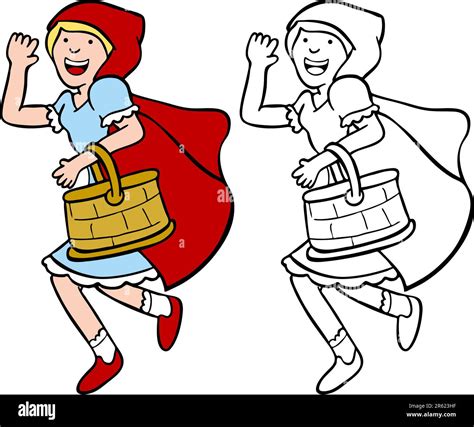 Cartoon little red riding hood hi-res stock photography and images - Alamy