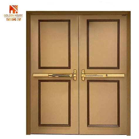 China Customized Theatre Cinema Galvanized Steel Fire Escape Door With