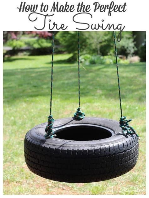 DIY - How to Make a Tire Swing for 2 Kids (Easy Set Up in 1 Hour) - Lehman Lane