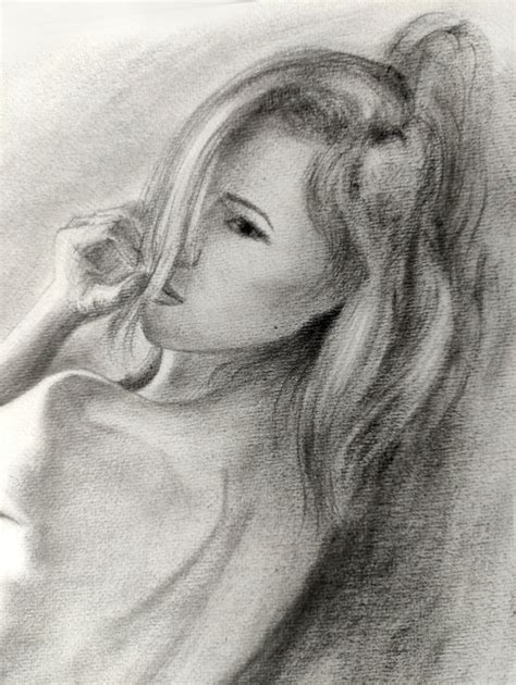Elegant Nude Pencil Drawing Designer Review Photo