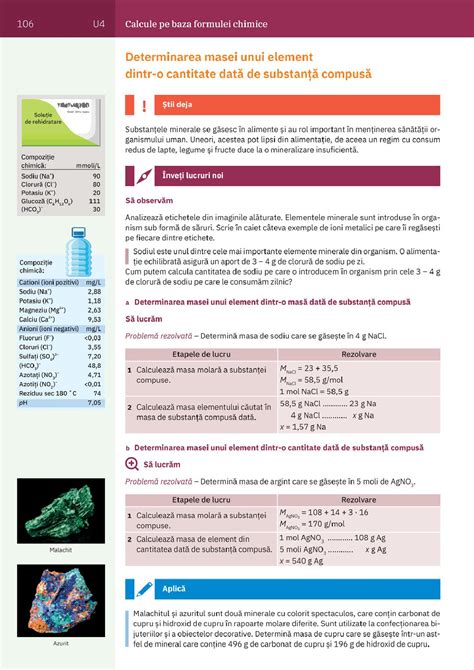 Chimie Pentru Clasa A Vii A A Pdf Pag